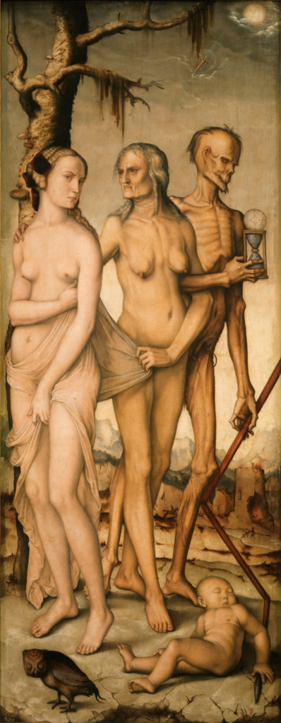  Las tres edades y la Muerte (1541/1544) Pintura de Hans Baltung