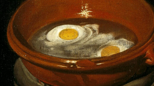 DETALLE. La freidora de huevos (1618). Óleo (100 x 119 cm). Diego Velázquez